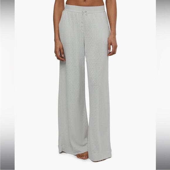 Weworewhat Gray Pointelle Pajama Pants Sz L - Picture 1 of 9